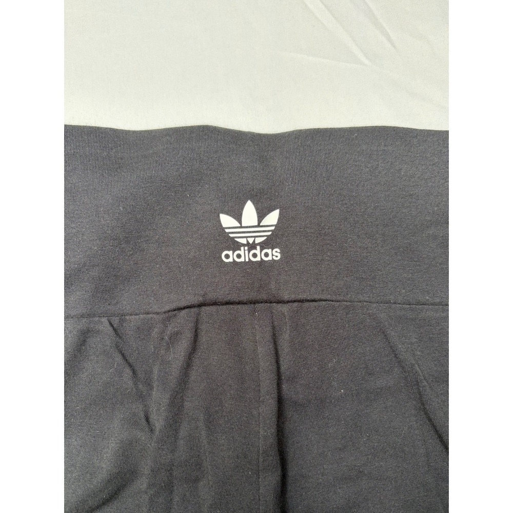 Adidas Originals Women 3-Stripes Leggings Black White Tights Size M NWT - Picture 4 of 5